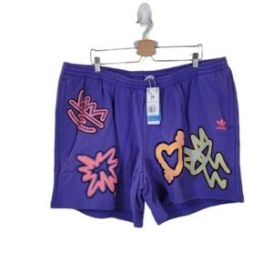 XL purple Adidas shorts